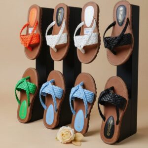 Wisteria weaved slippers